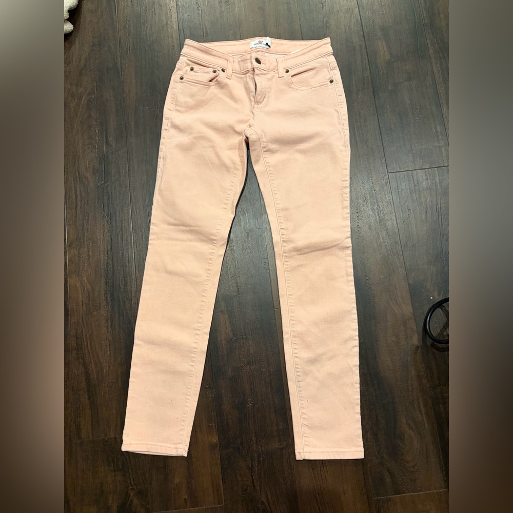 Vineyard Vines Skinny Jeans in Light Blush Pink